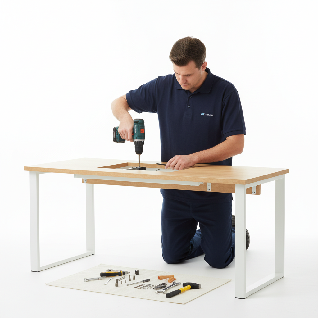 Servizio montaggio scrivania